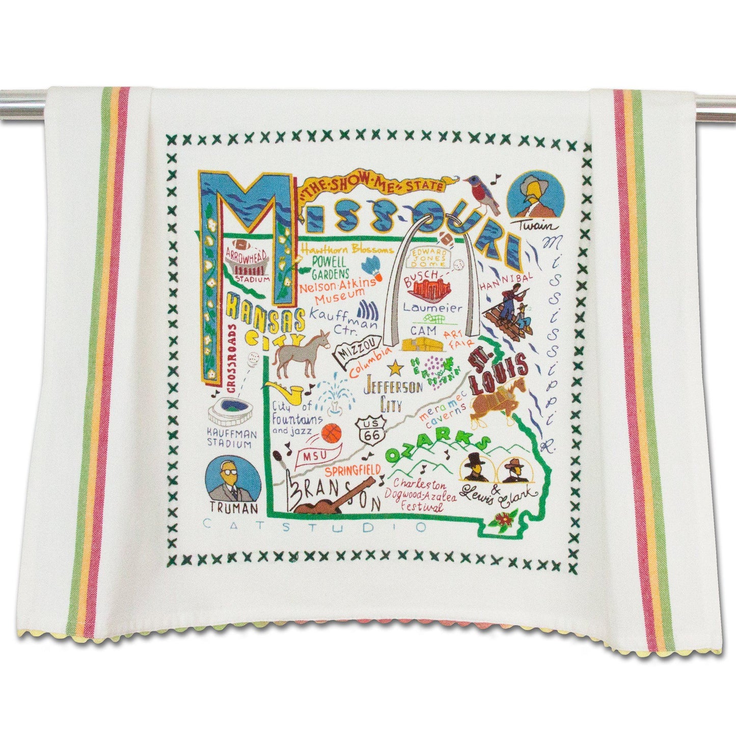 Catstudio Geography Tea Towels