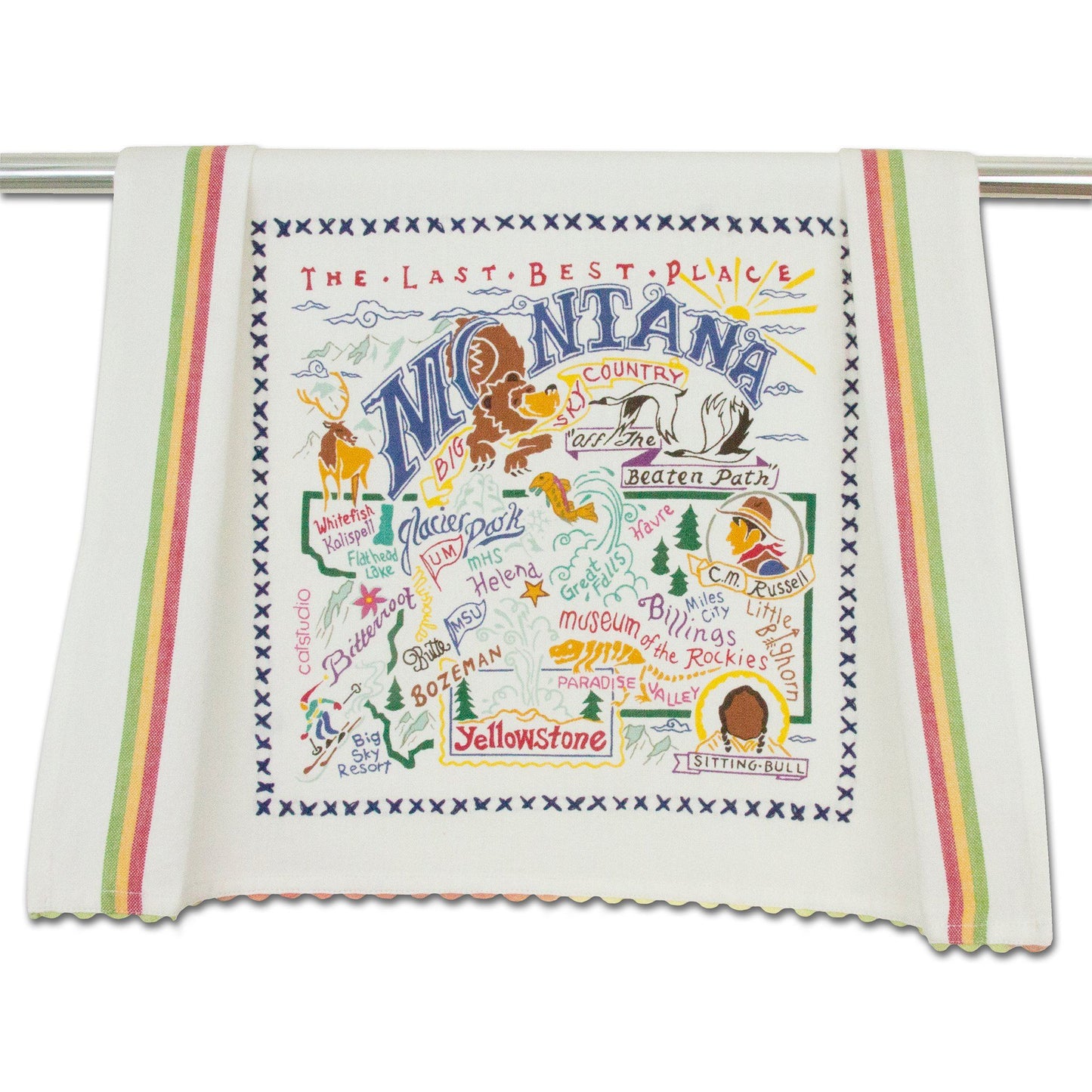 Catstudio Geography Tea Towels