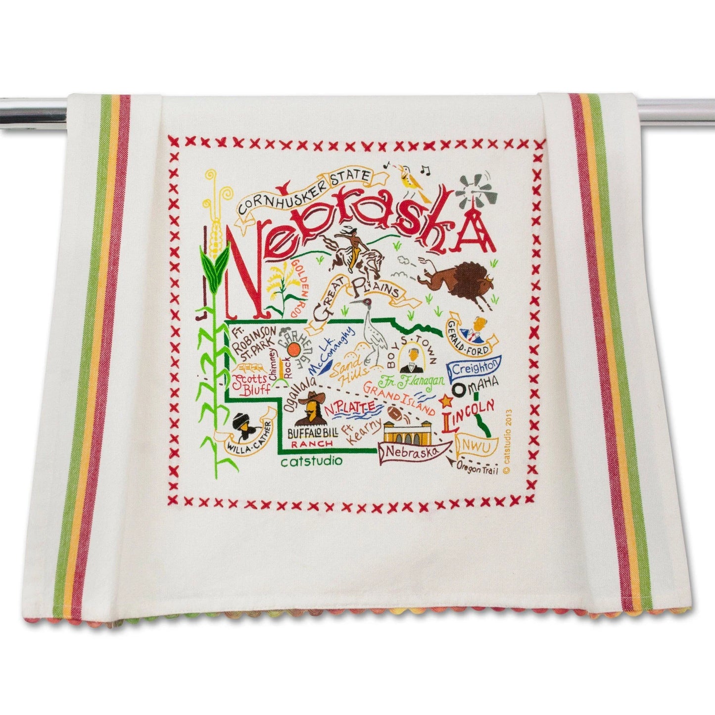 Catstudio Geography Tea Towels