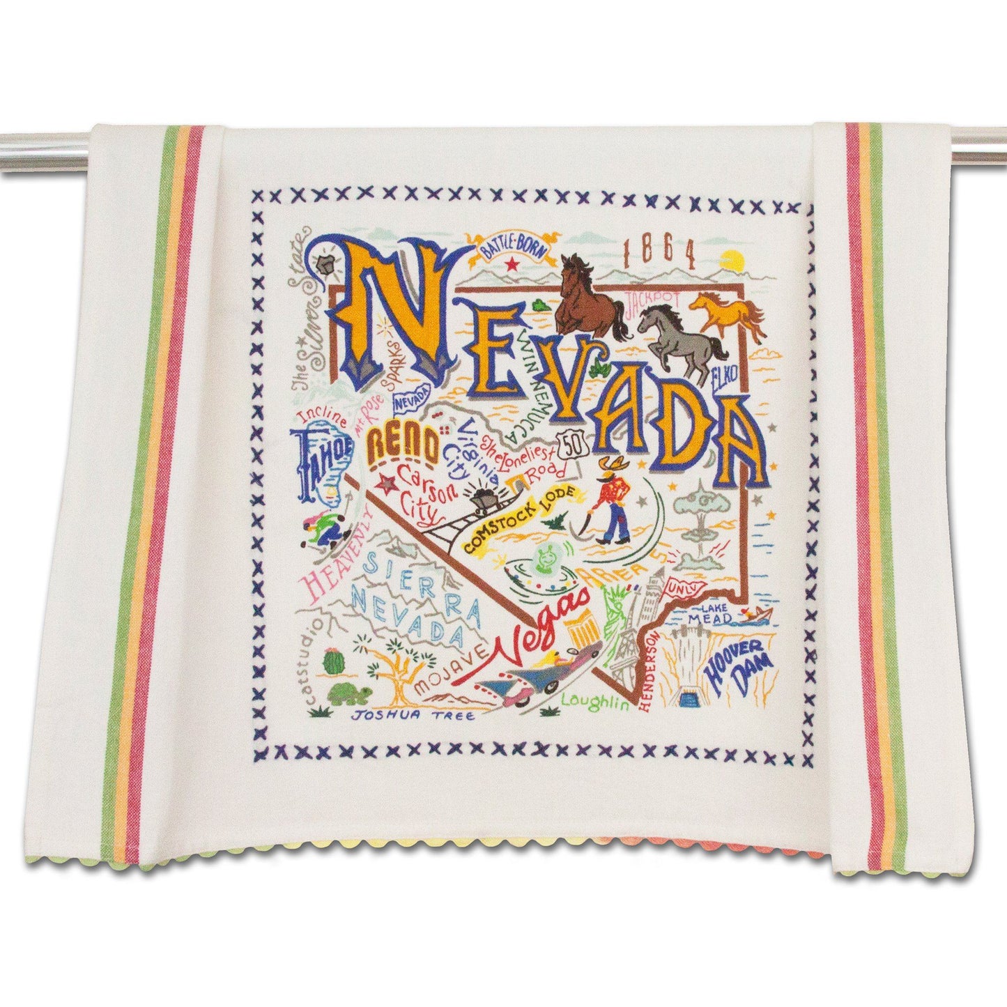 Catstudio Geography Tea Towels