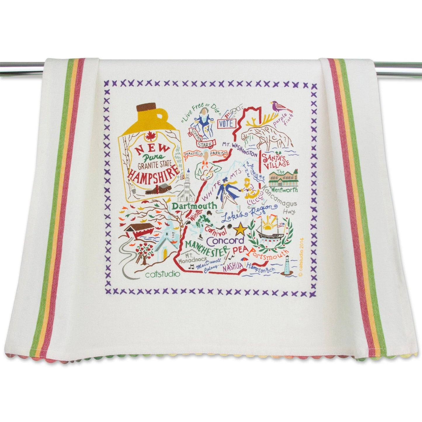 Catstudio Geography Tea Towels