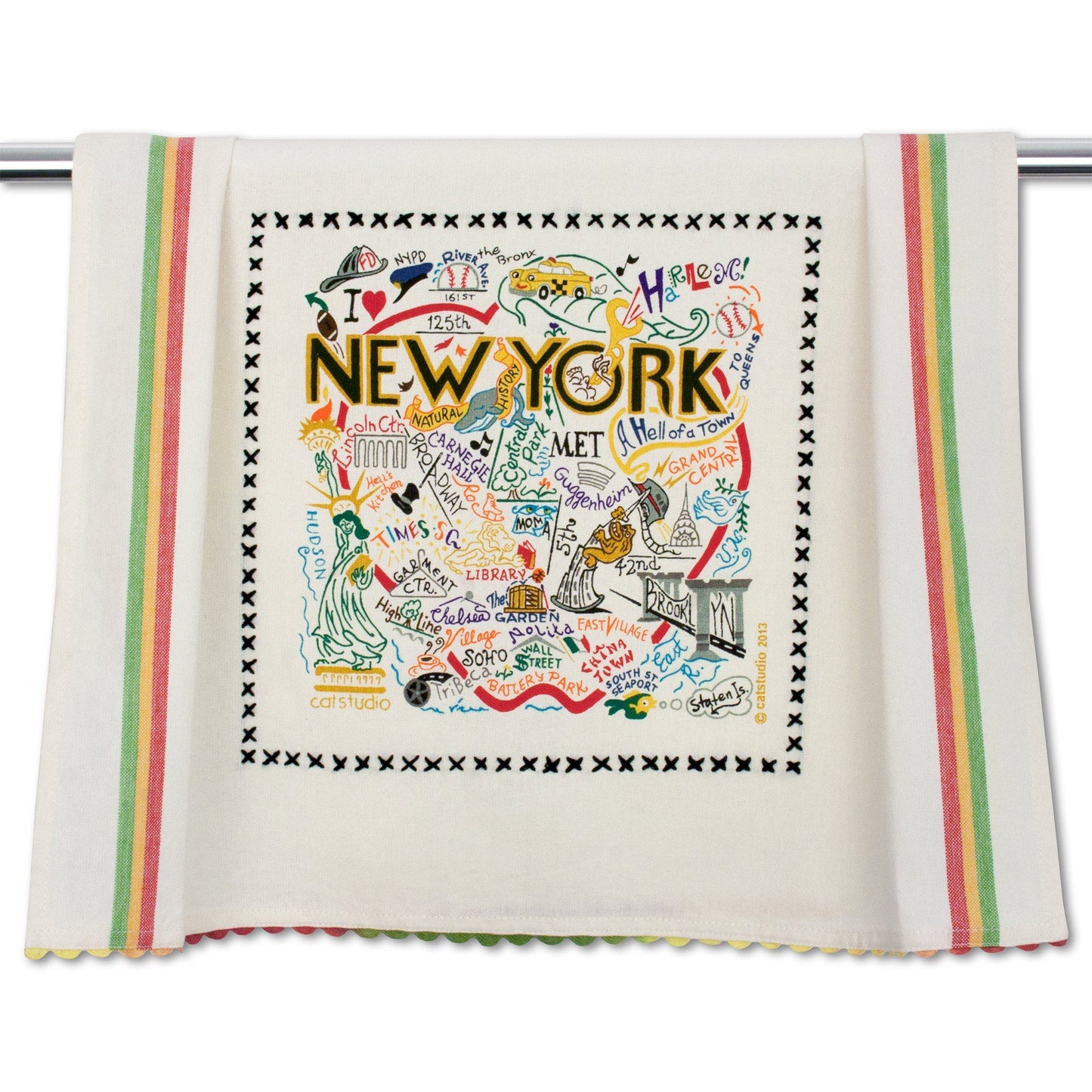 Catstudio Geography Tea Towels