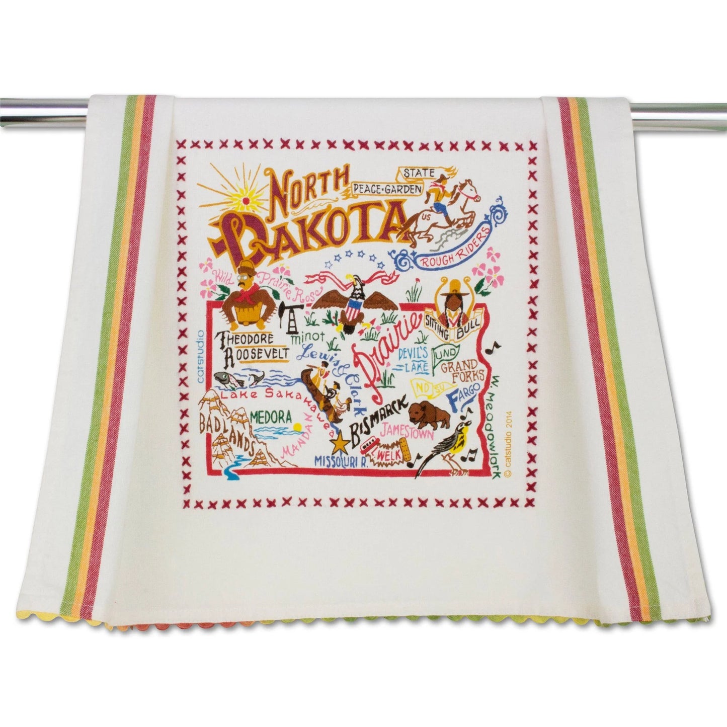 Catstudio Geography Tea Towels