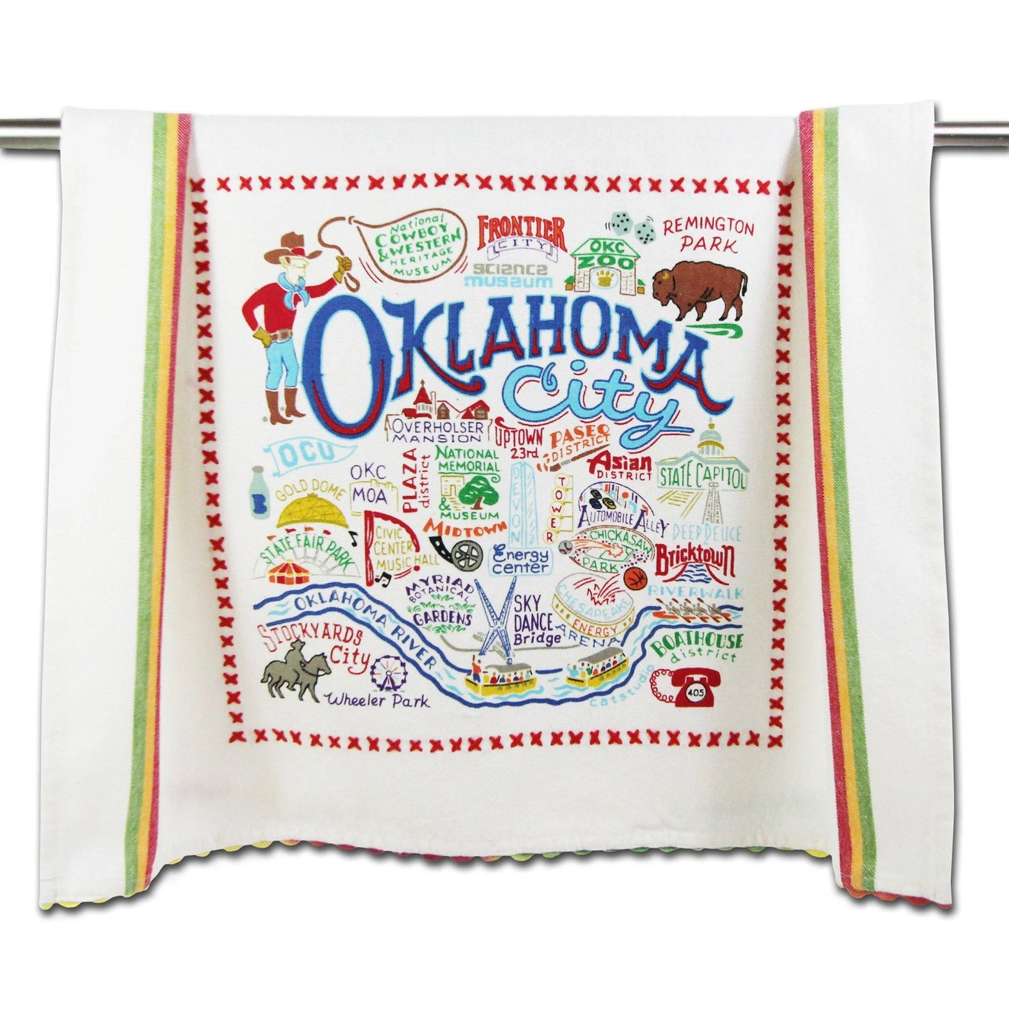 Catstudio Geography Tea Towels