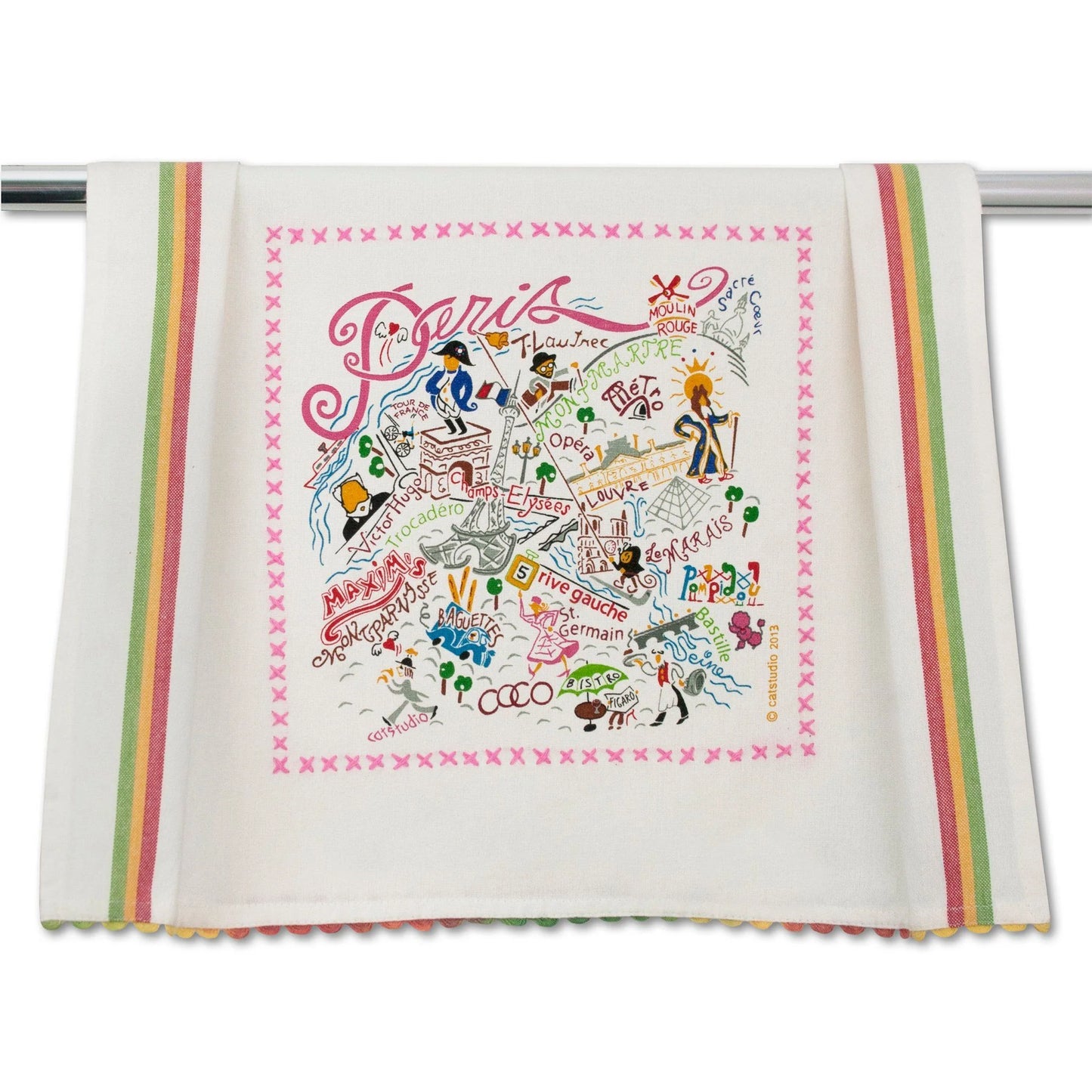 Catstudio Geography Tea Towels