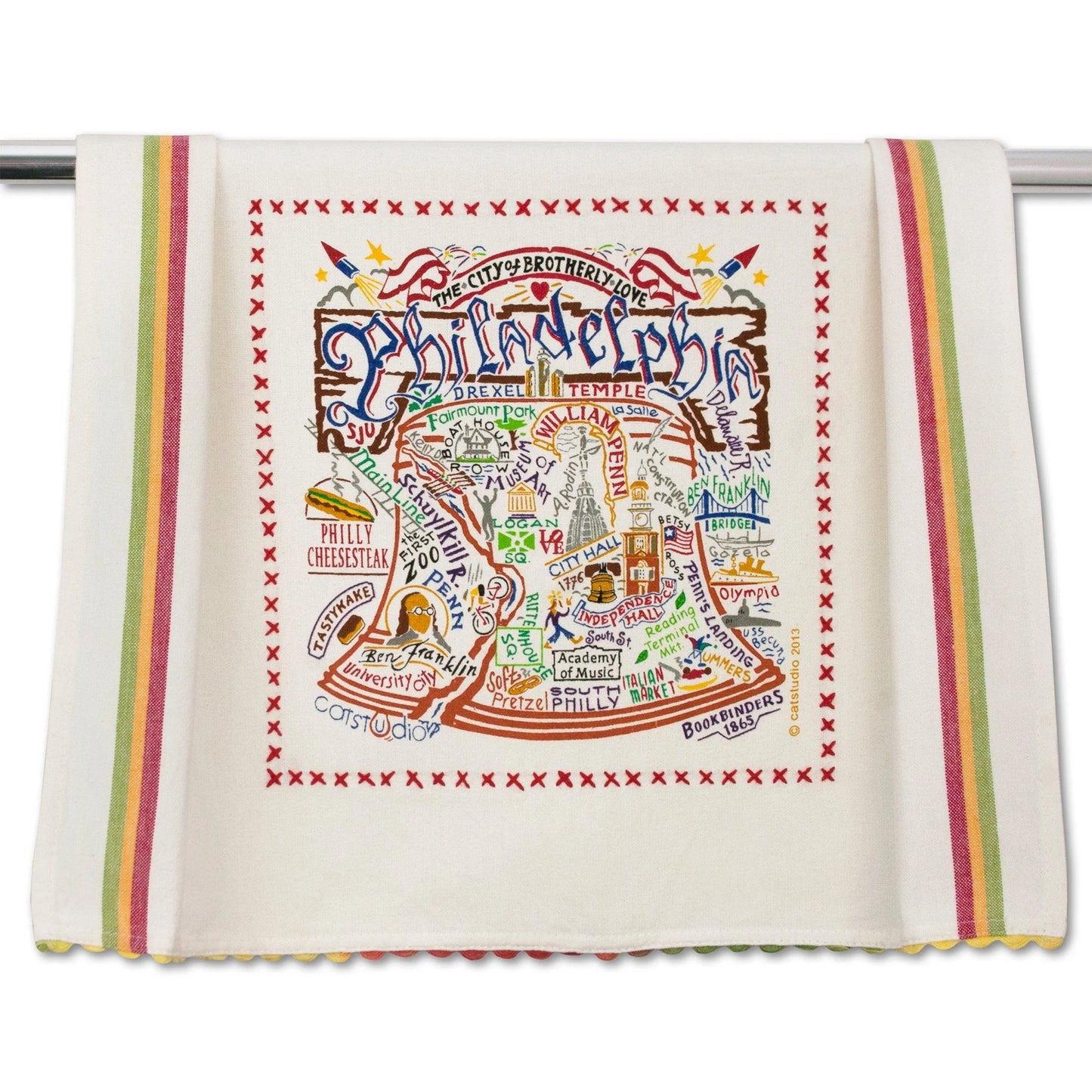 Catstudio Geography Tea Towels