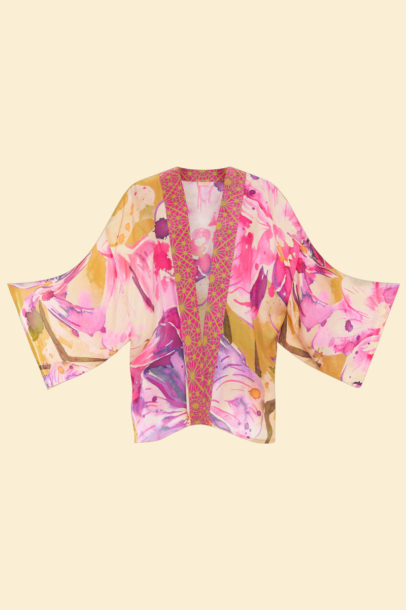Kimono Mustard Orchid Jacket