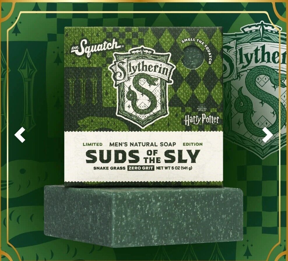 Dr Squatch "HARRY POTTER COLLECTION" Limited Edition 4 PIECE BOX SET!