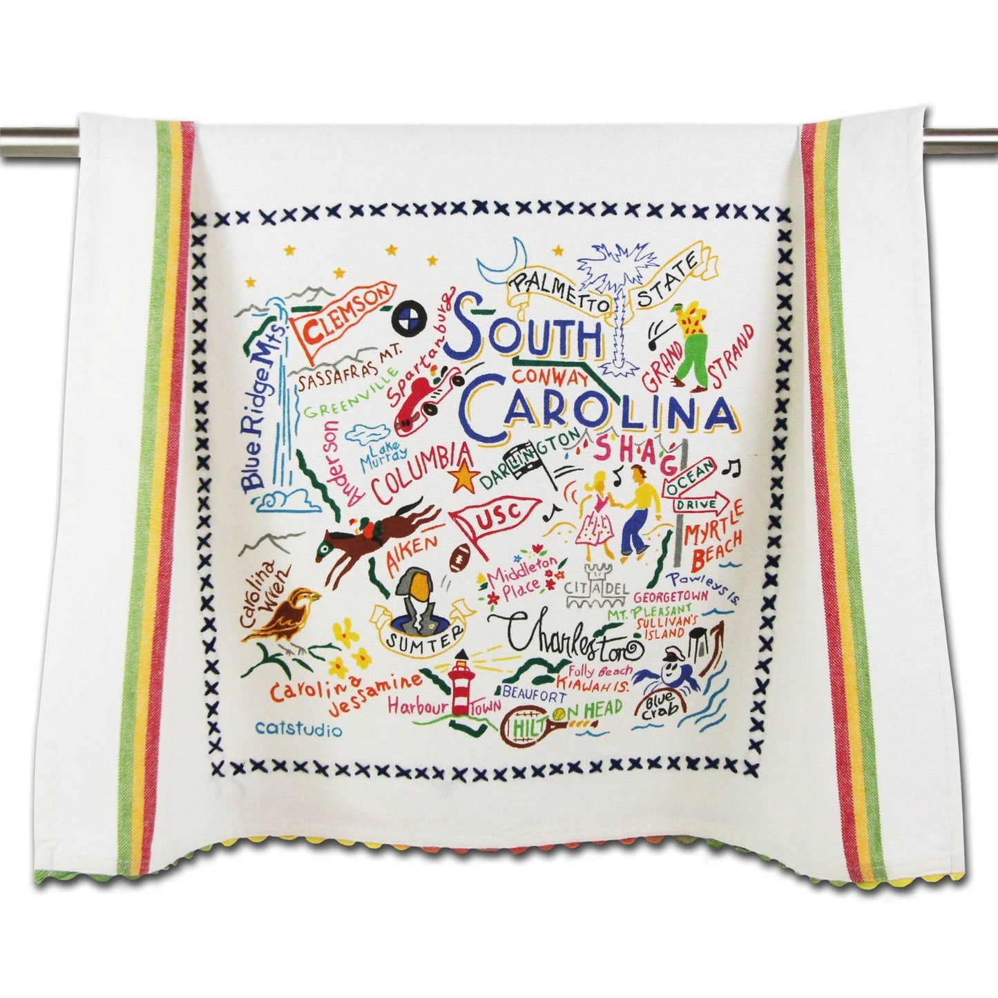 Catstudio Geography Tea Towels