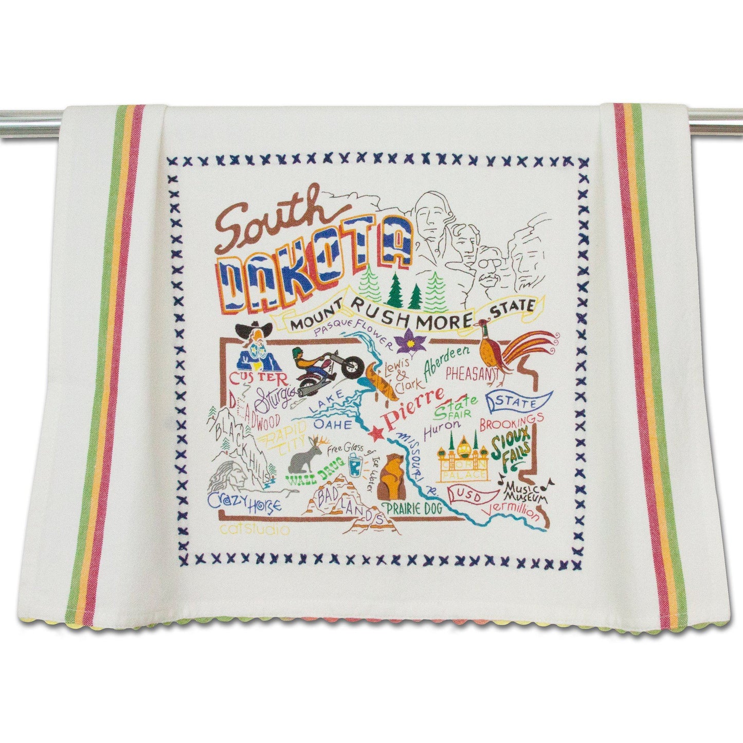 Catstudio Geography Tea Towels