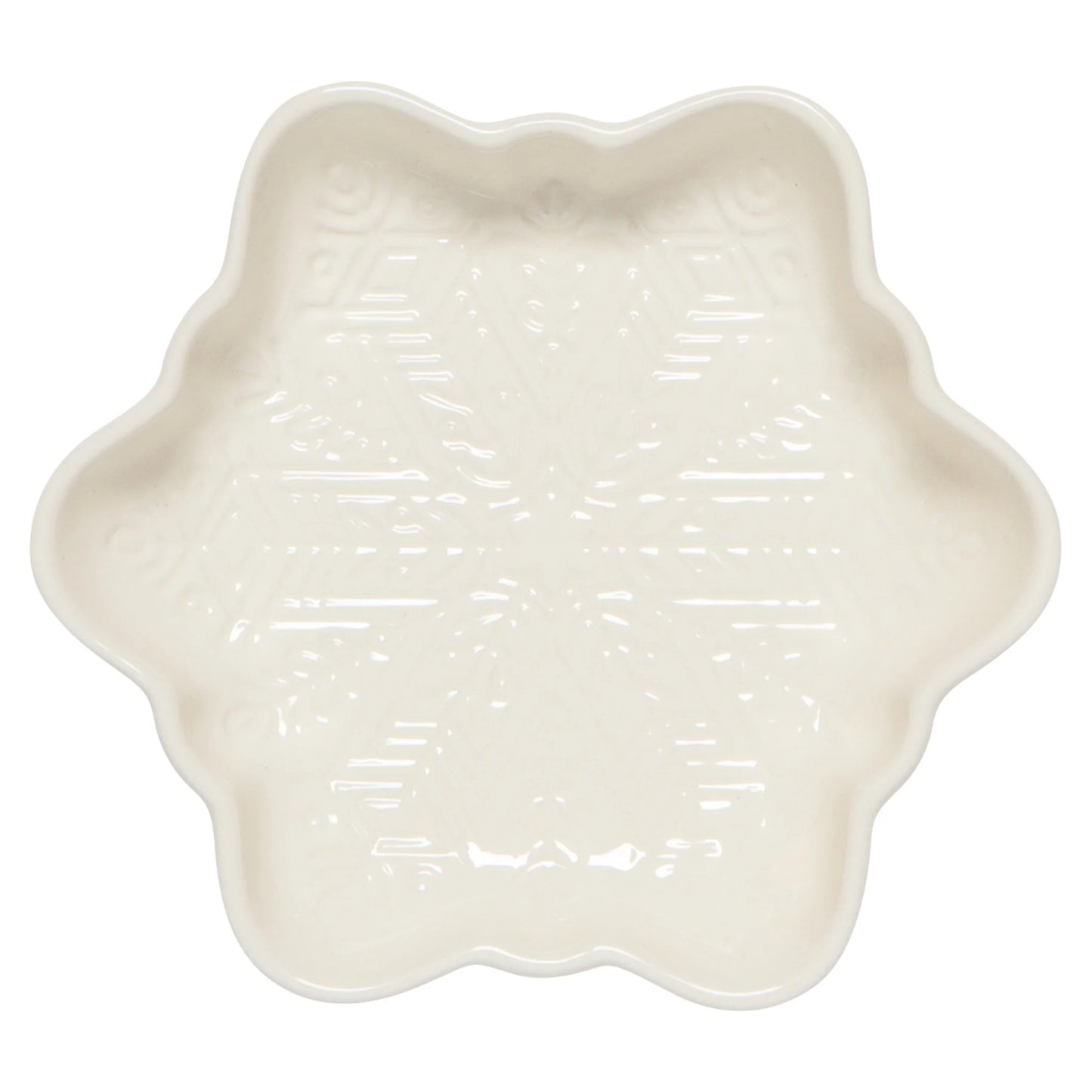 Dish - Snowflake Shaped Dipping Dish