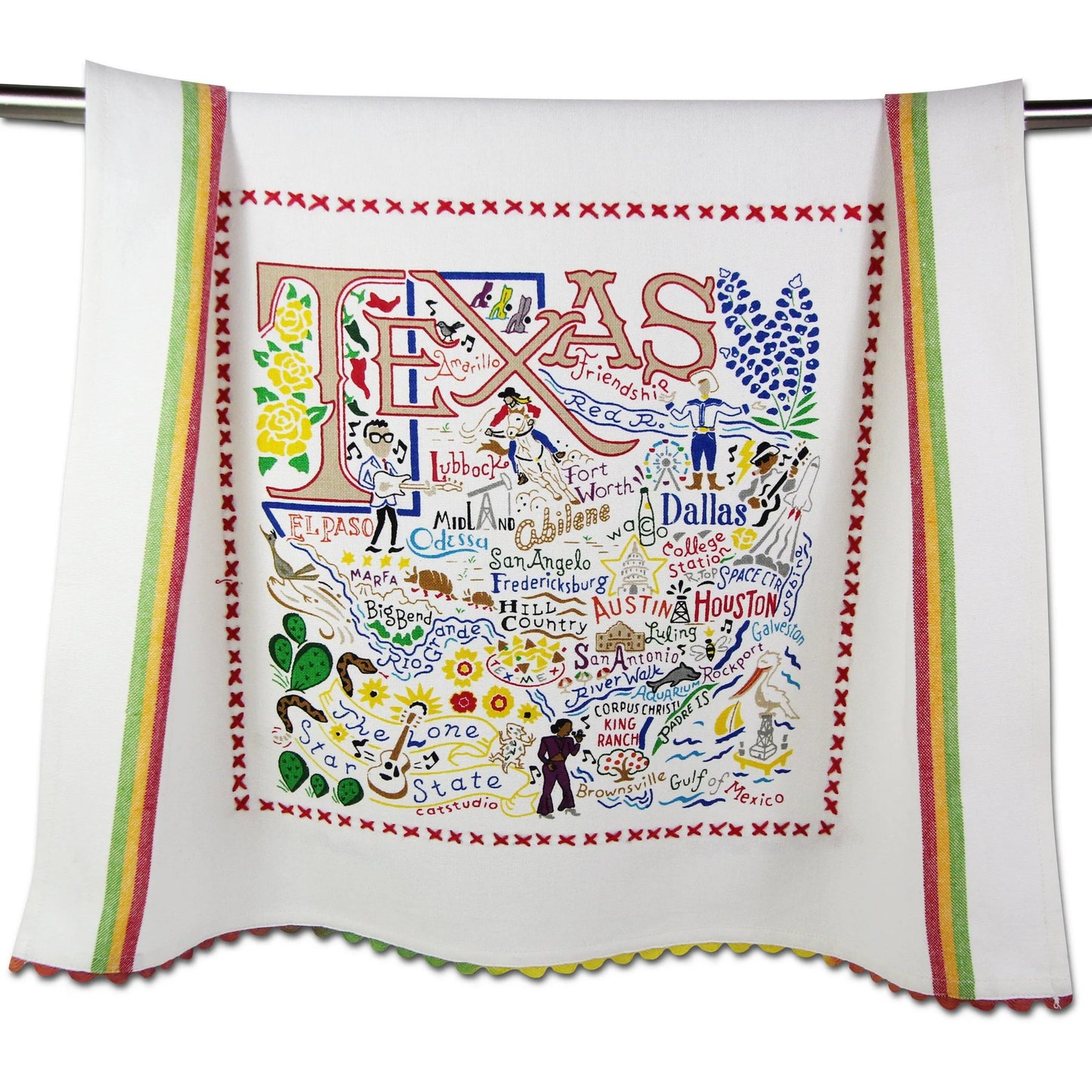 Catstudio Geography Tea Towels