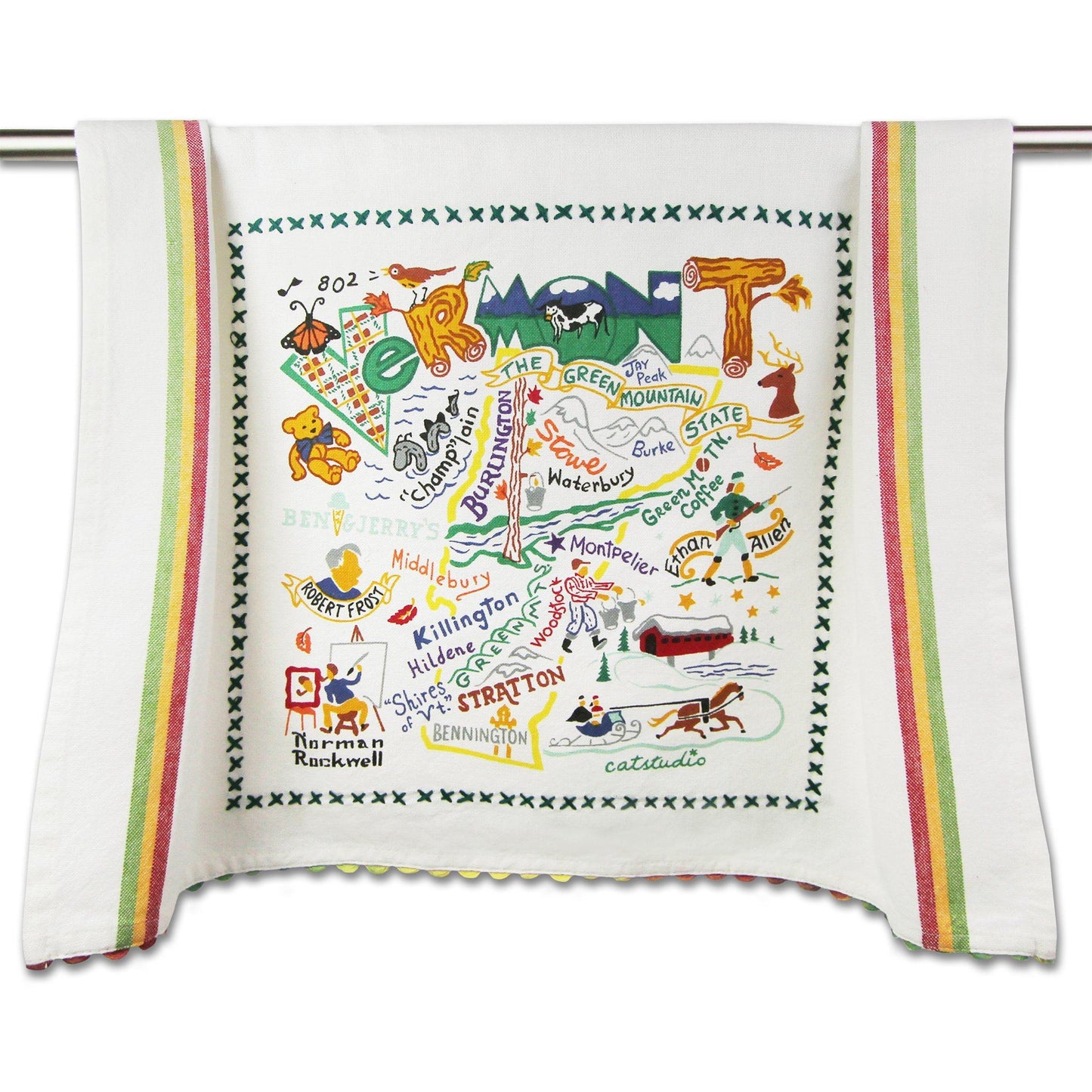 Catstudio Geography Tea Towels