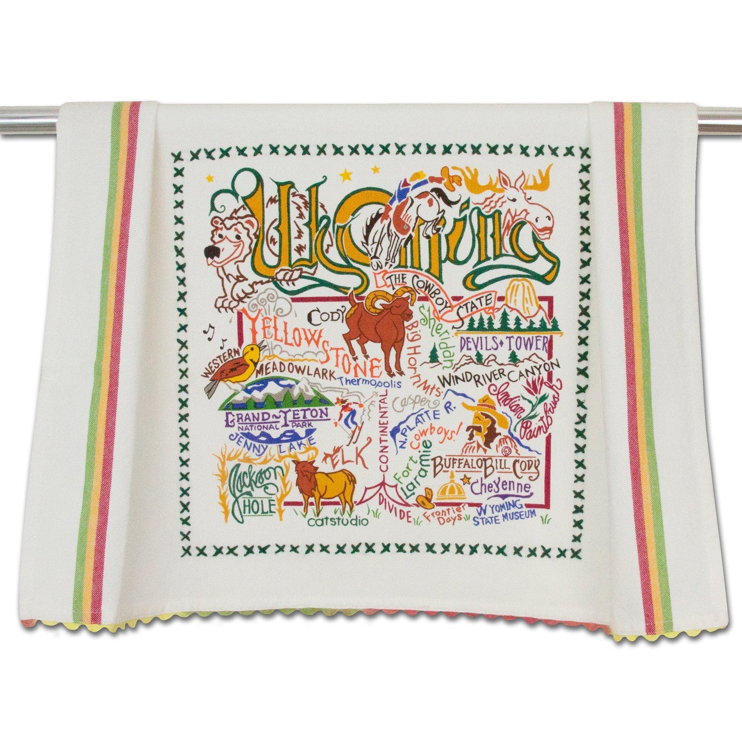 Catstudio Geography Tea Towels