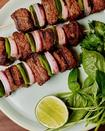 Pho Spiced Beef Shish Kebab
