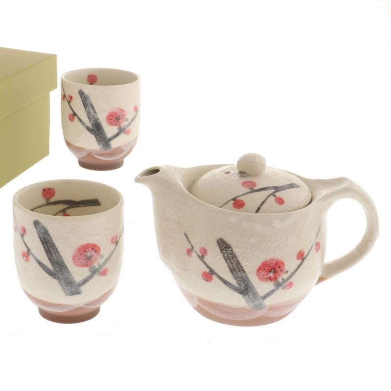 Maru Plum Tea Set Kotobuki