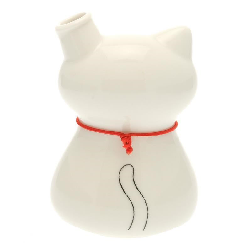 Bohemian White Cat Sake Set - Kotobuki