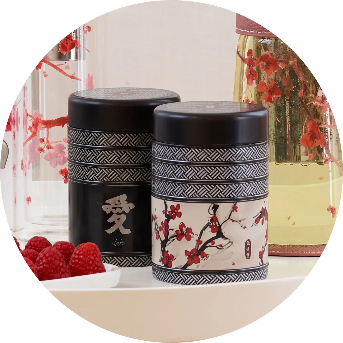 Tea Tin Kyoto 125 g( 2 styles to choose from )
