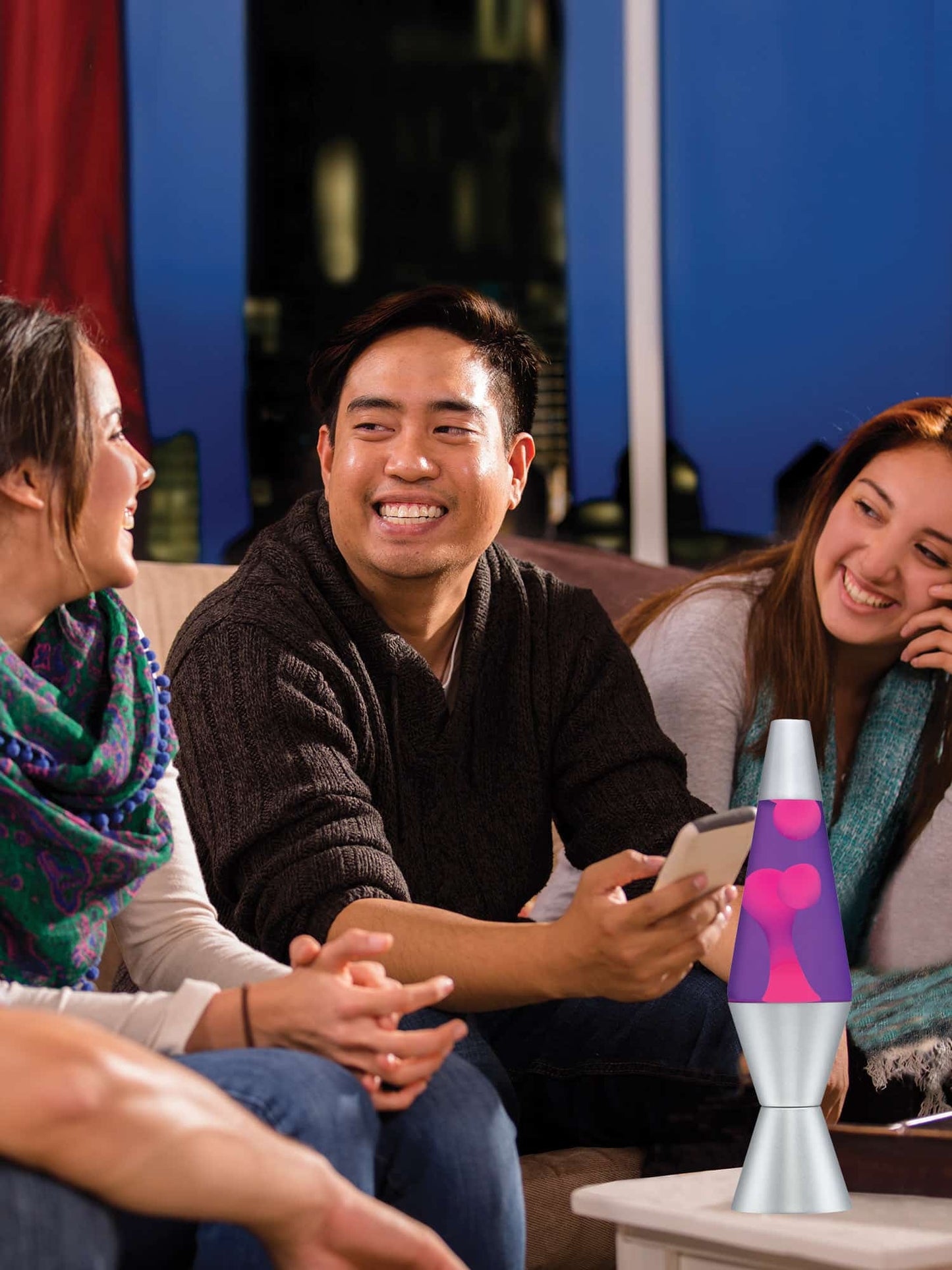 LAVA® LAMP – PINK/PURPLE/SILVER 14.5”