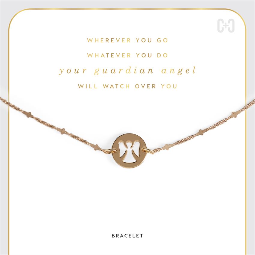 Coco Carmen Guardian Angel Metal Bracelet