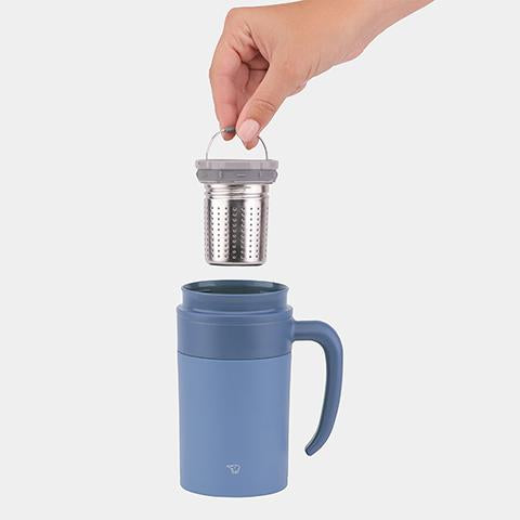 Stainless Tea Tumbler With Handle 16 oz