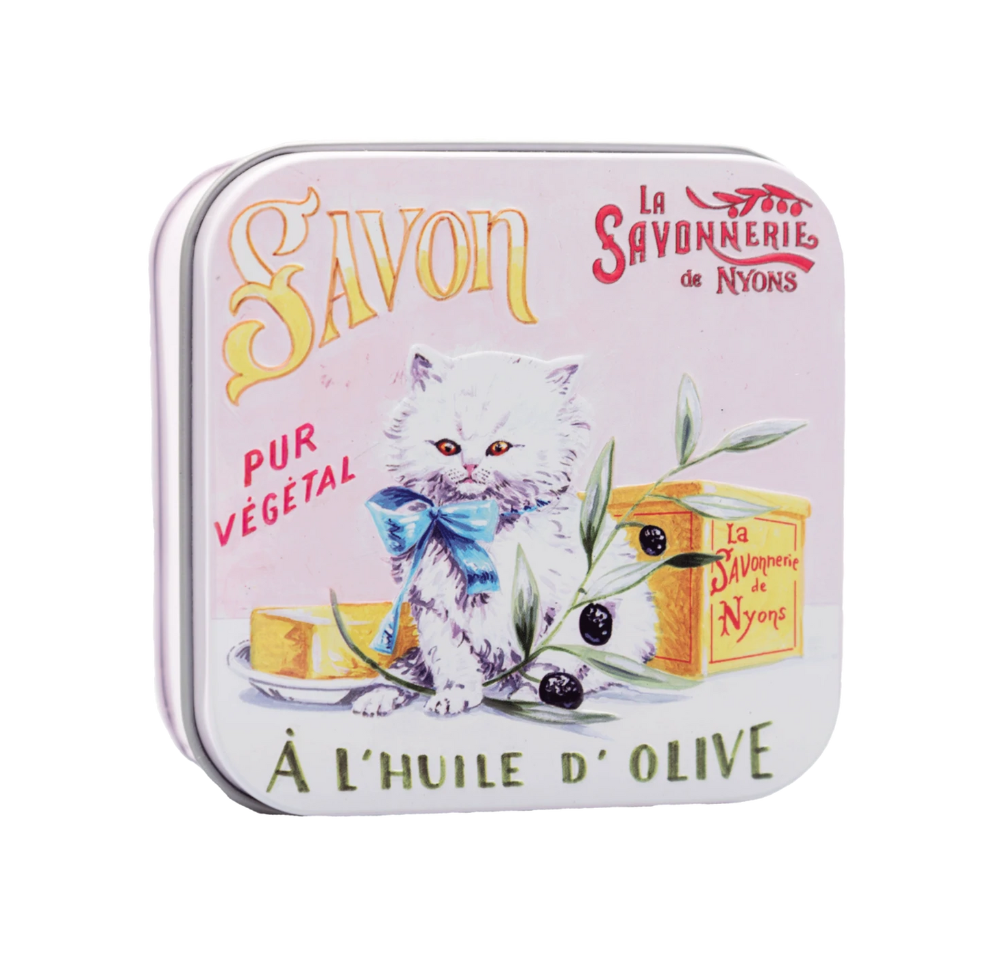100g Soap in Tin Box  Savon de Coton