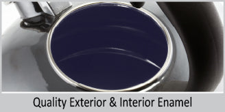 ENAMEL-ON-STEEL CLASSIC LOOP TEAKETTLE (1.8 QT.)