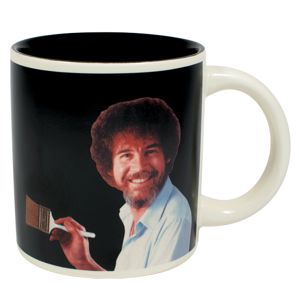 changing coffee cup Bob Ross Self-Painting Mug