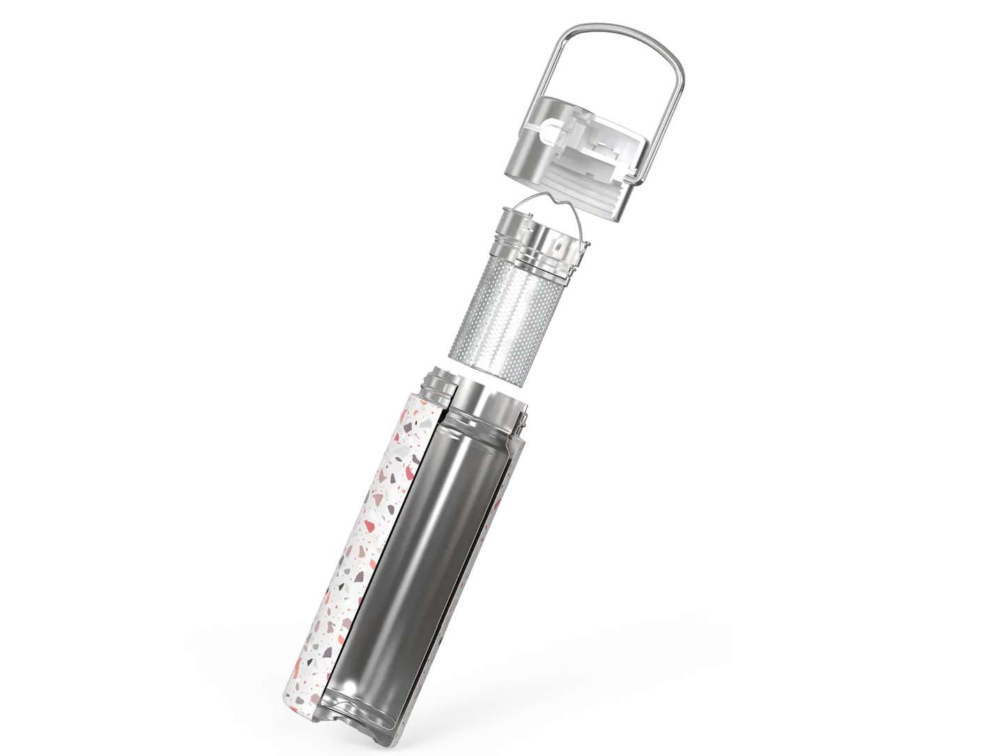 Leeza® Drinking Bottle “terrazzo” stainless steel, 16.9 fl. oz.