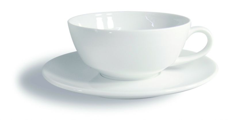 Cup and Saucer - White