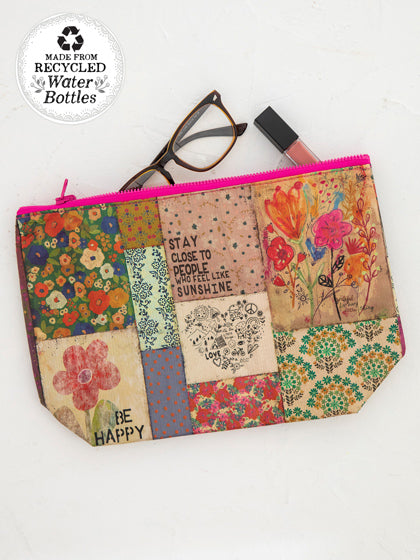 Recycled Zip Pouch Natural Life