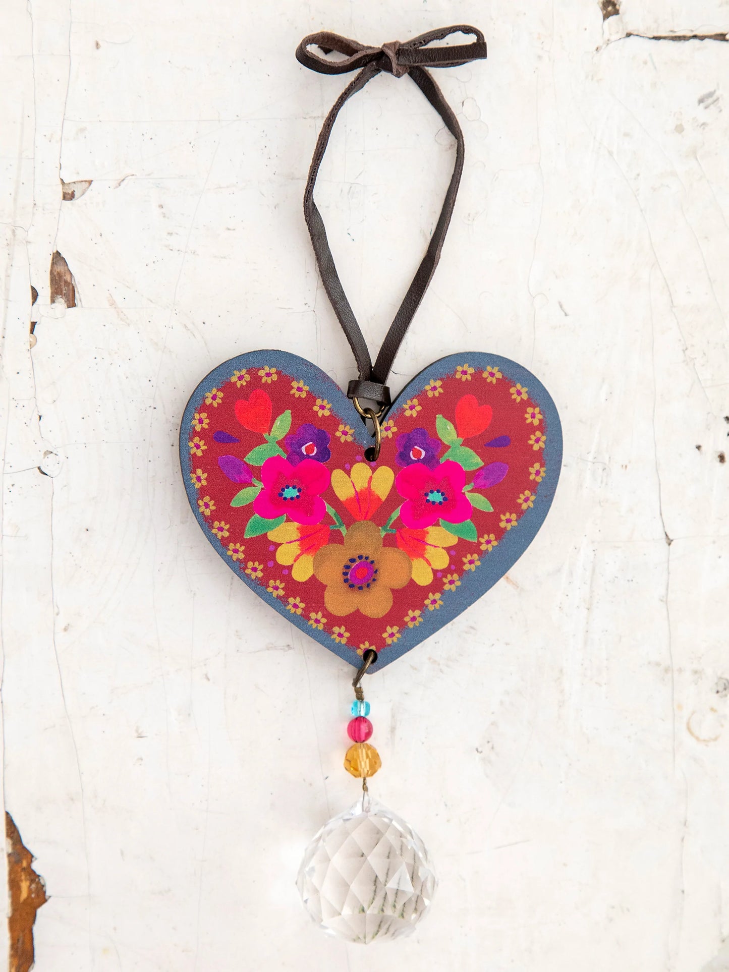 Car Charm Folk Heart