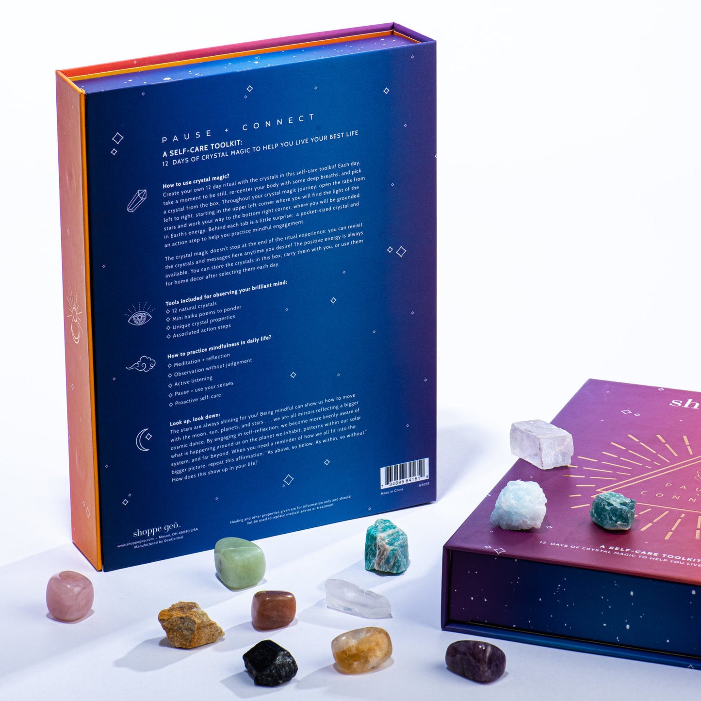 12 Day Self-Care Toolkit Healing Stones / Crystals