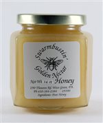 Honey - 14oz Hexagonal Glass Jars