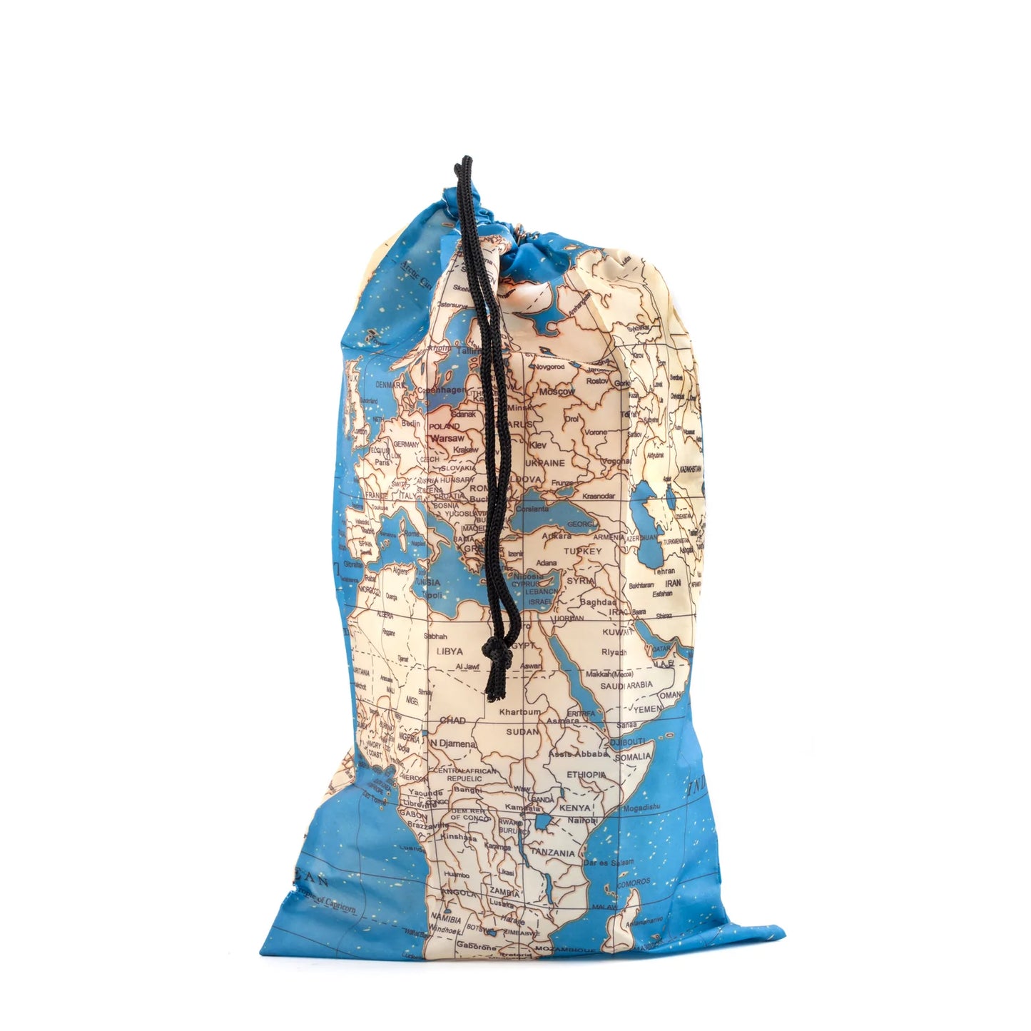 Travel Map Laundry Bags ( Set of 4 )