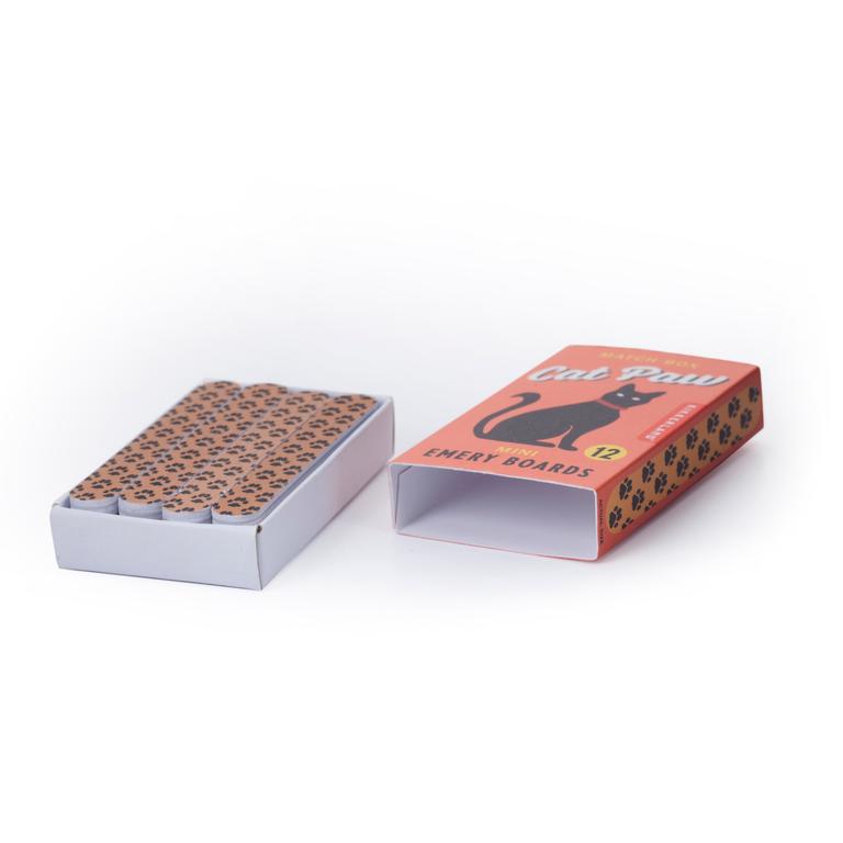 CAT PAW MATCH BOX EMERY BOARDS