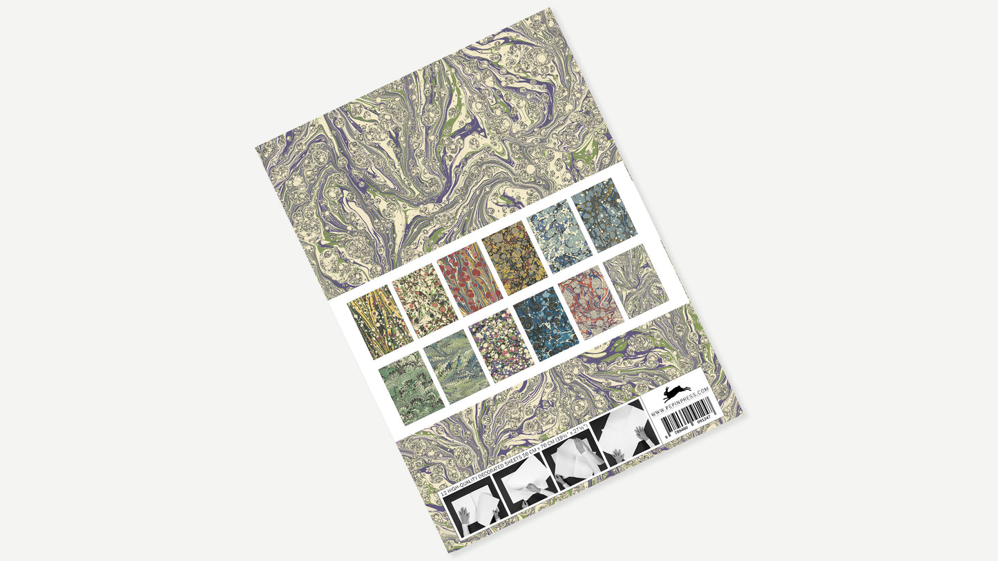 Wrapping Paper - Marbled paper designs