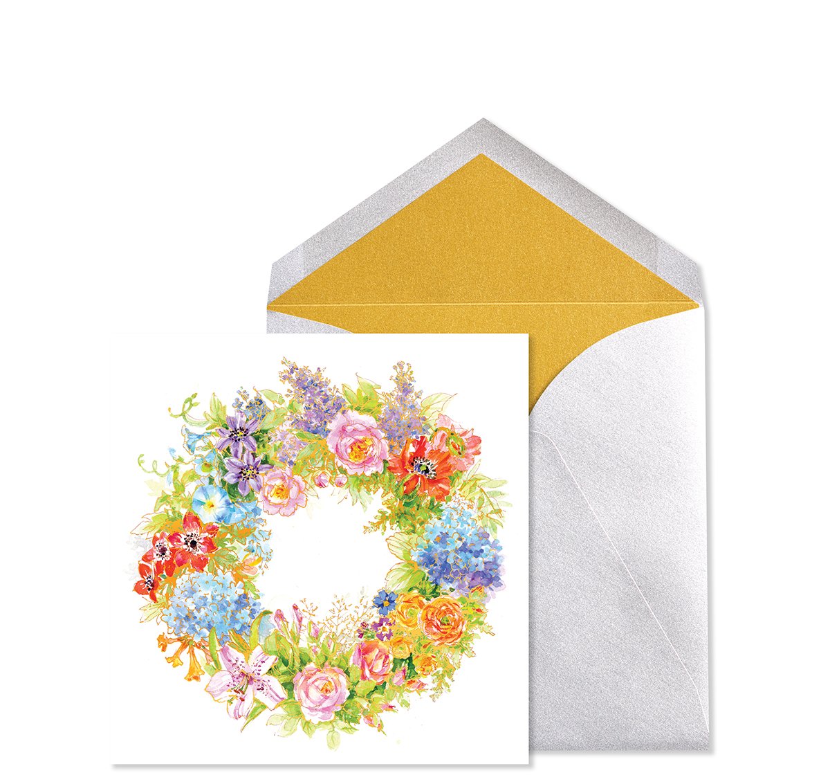 WREATH THANK YOU CARD Niquead