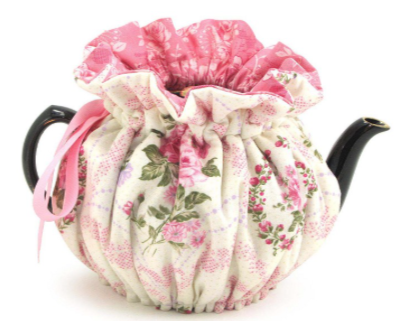 WRAP AROUND TEA COZY 4 CUP PINK PARLOR
