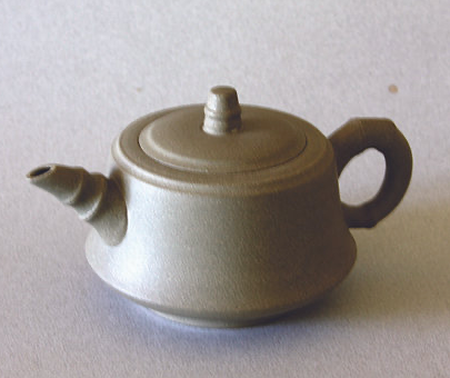 Yixing Bamboo Tea Pot & 2 Cups