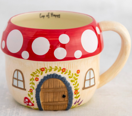 Mug - Folk Mushroom House