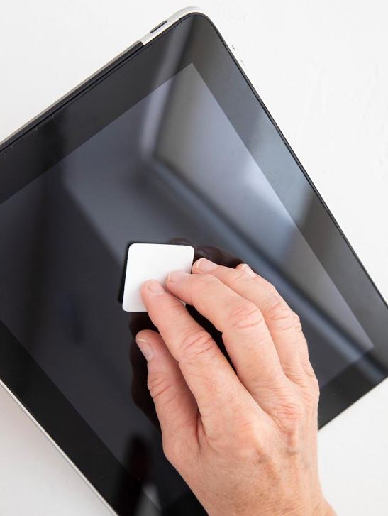 Stick-On Screen Cleaner Set