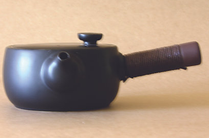 Black Side Handle Tea pot