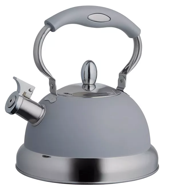 Typhoon Living 2.5Liter Stovetop Tea Kettle in Grey Mrs. Robinson's