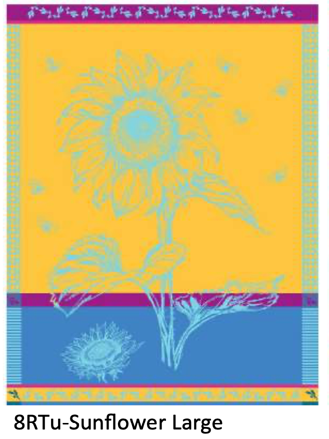 Dish Towel Sunflower Large - Mierco