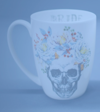 Till Death Bone China Mugs 13 OZ