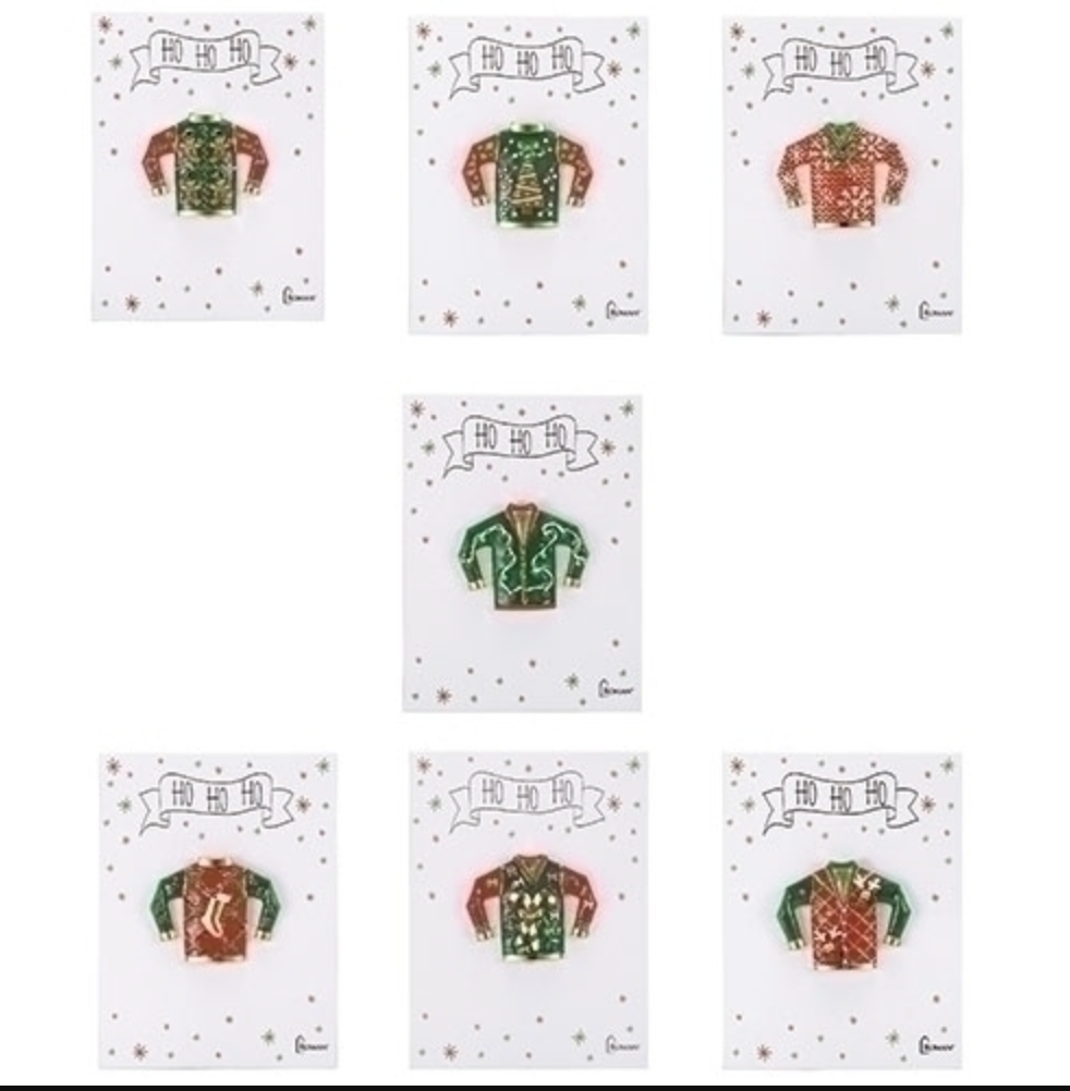 Ugly Xmas Sweater Pins