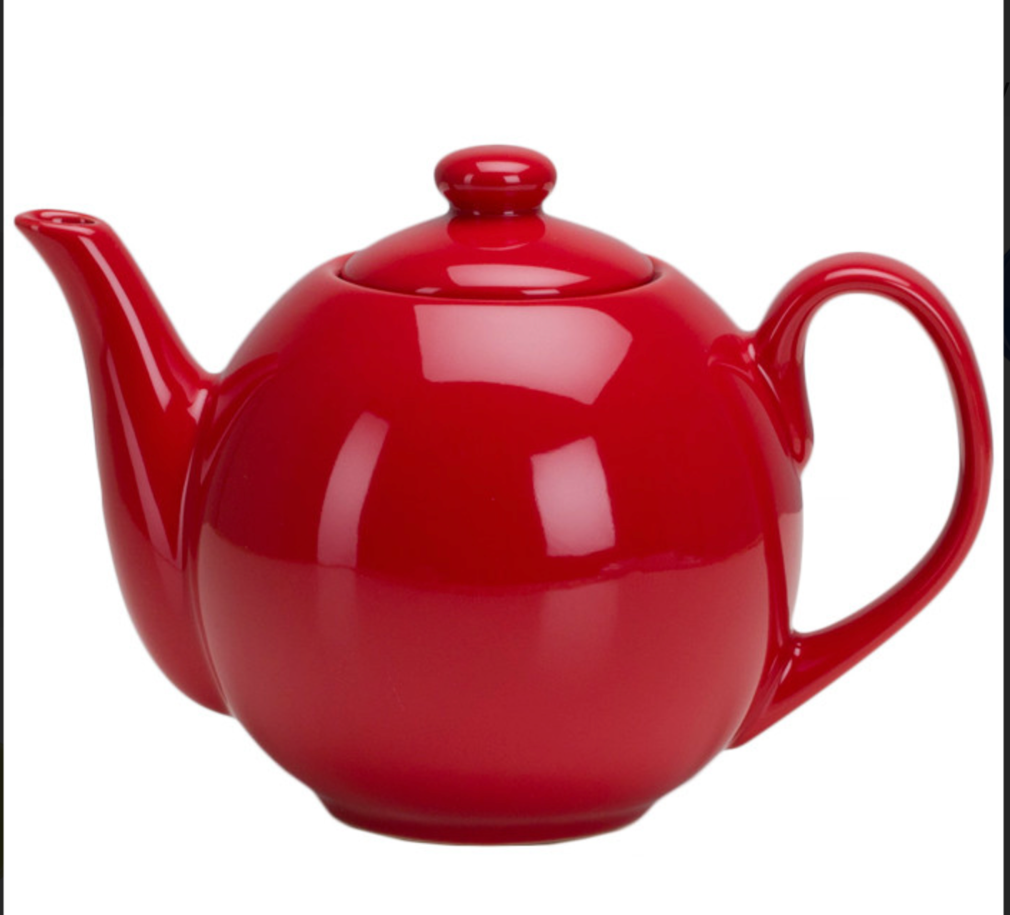 Teapot with Infuser | Gleam - Porcelain | Modern Design | Easy to Clean & Dishwasher Safe | Vahdam