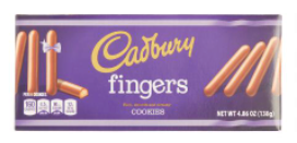 Cadbury Milk Chocolate Finger Cookies