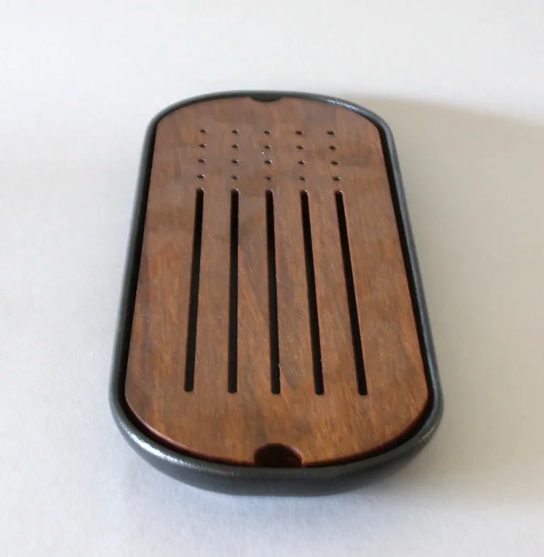 Oval Tea Boat, Ceramic & Bamboo, Ceramic